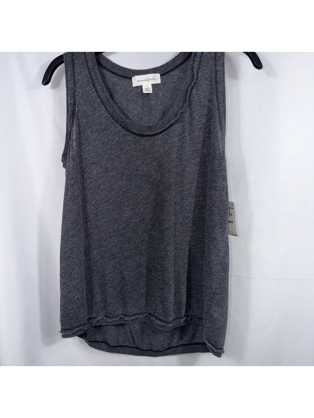 Treasure & Bond NWT Black Hi-Low Tank Top Small